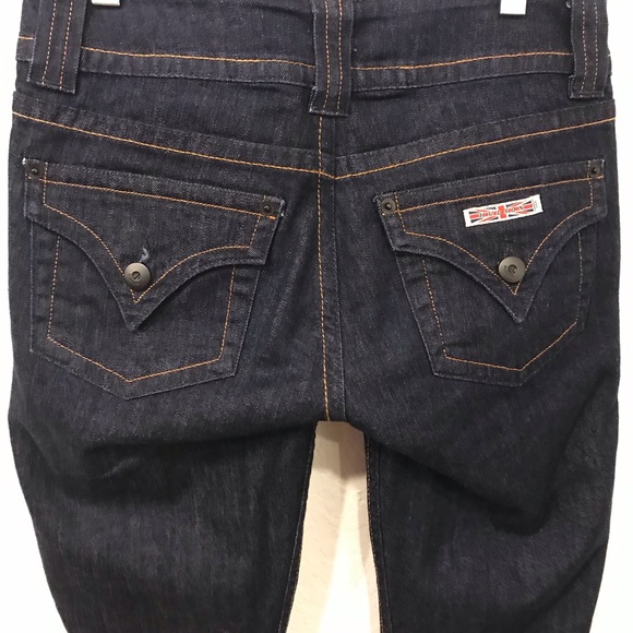 HUDSON straight bootcut flare dark wash 2 buttons - Picture 5 of 7
